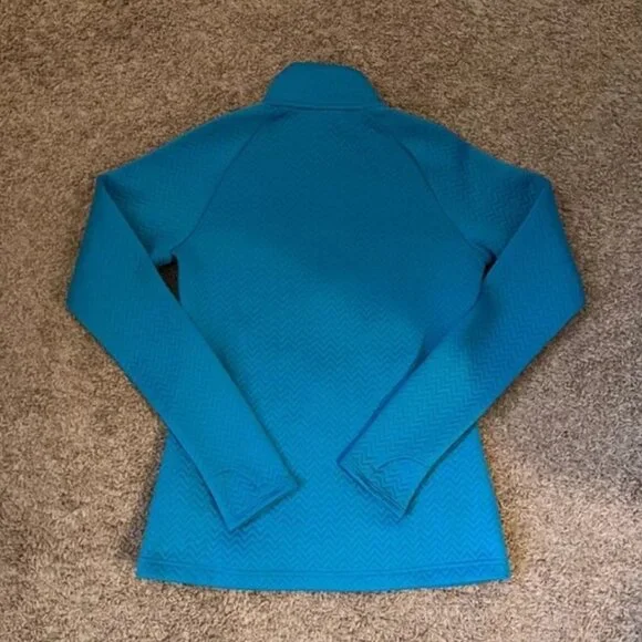 Adidas Textured Layer Knit Jacket โข Size X-Small โข Blue - Picture 3 of 4